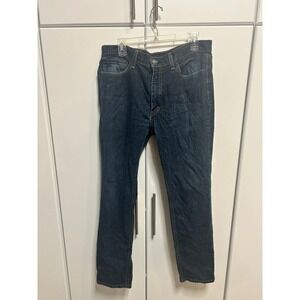 Levis 541 Athletic Taper Jeans Mens 36x32 Dark Wash Indigo Denim Stretch 18181